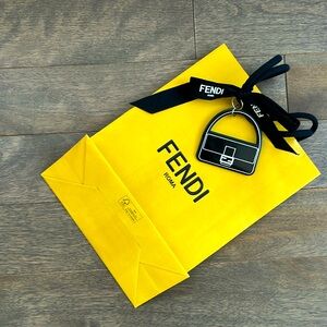 Fendi Shopping Bag with Bow and Purse Charm